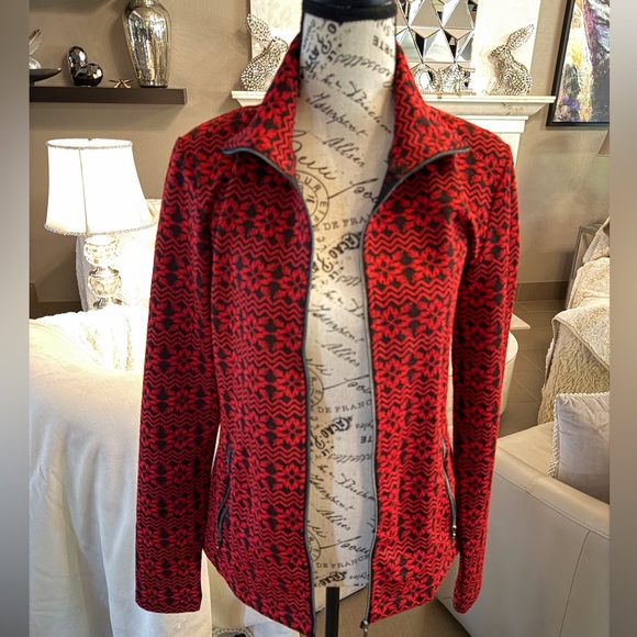 Luhta Women's Red Jacket/ base Top/ Ski Aspres top - Picture 3 of 17